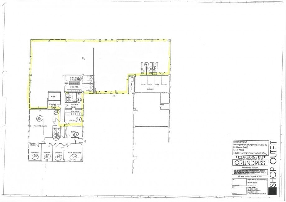 Grundriss Am Sch�rmannsh�tt 30e Halle Moers