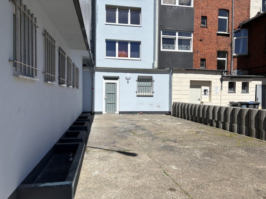 Zugang hinten Einzelhandelsladen Moers