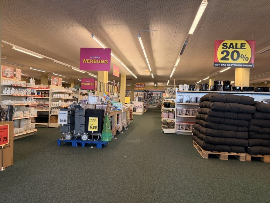 Verkaufsfl�che Einzelhandelsladen Moers