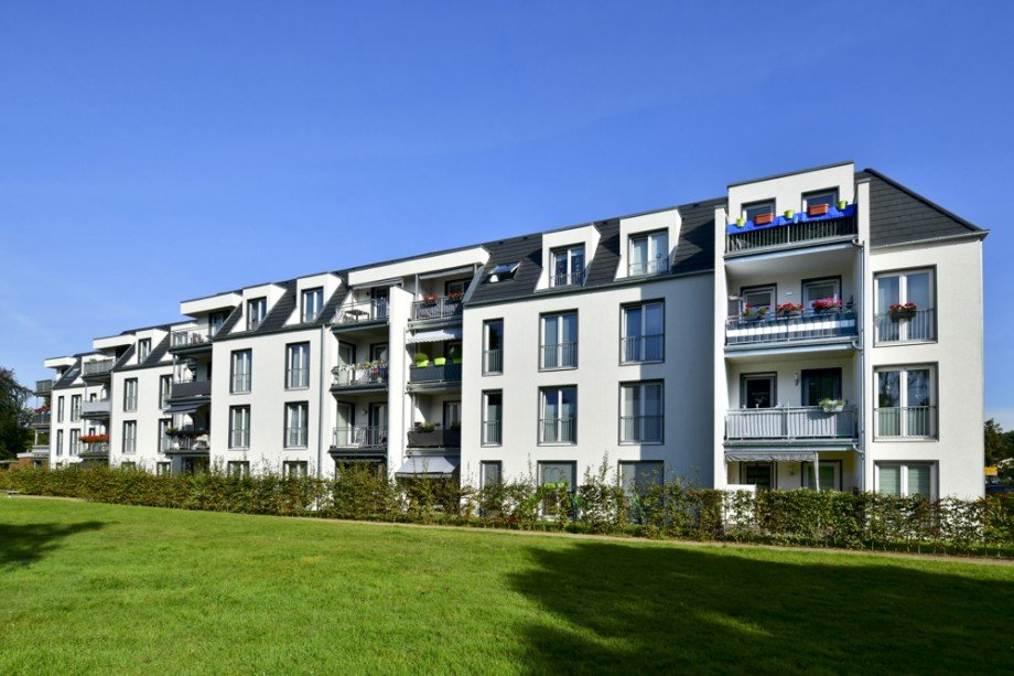 Terrassen-Ansicht Dachgeschosswohnung Moers