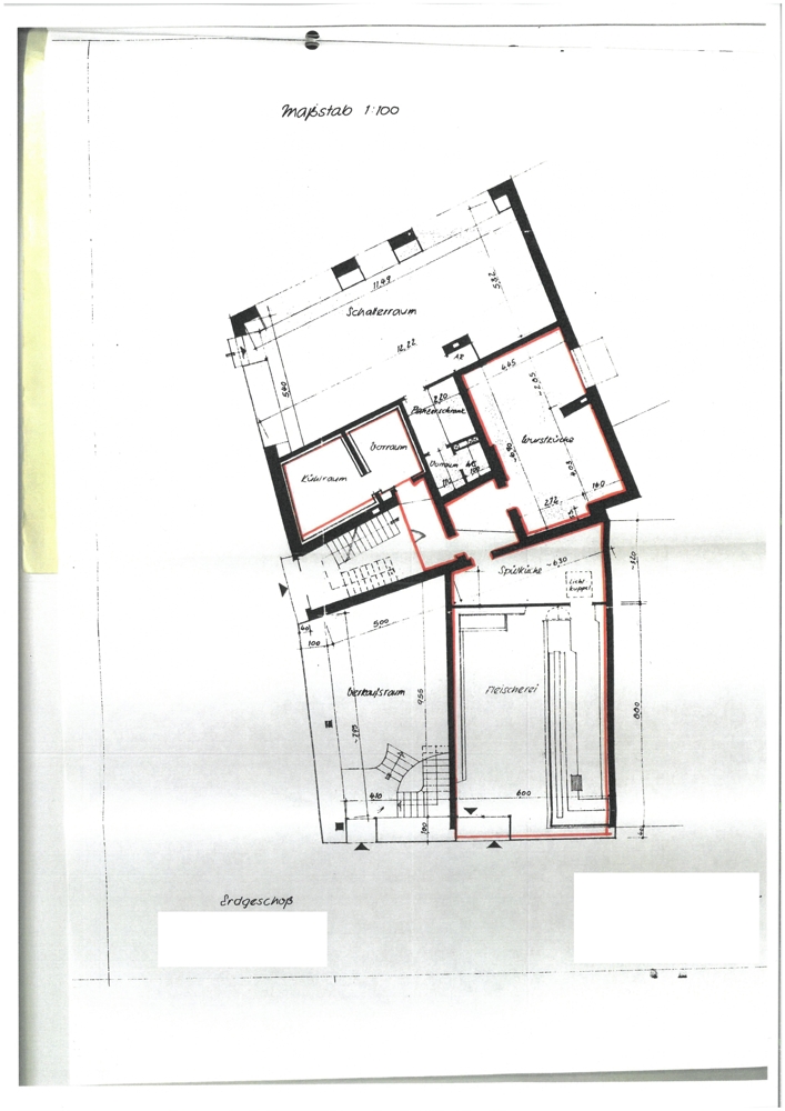 Grundriss Einzelhandel Menden