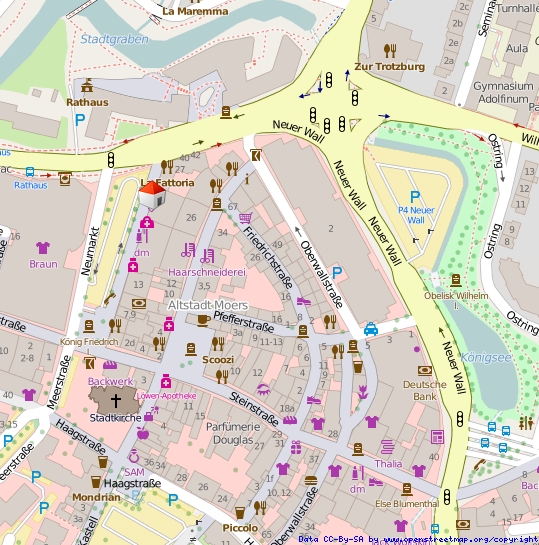 Lageplan Dachgeschosswohnung Moers